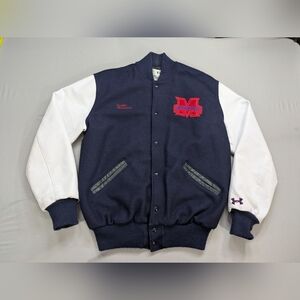 Under Armour Limited Batman V Superman Mens L Varsity Jacket Metropolis